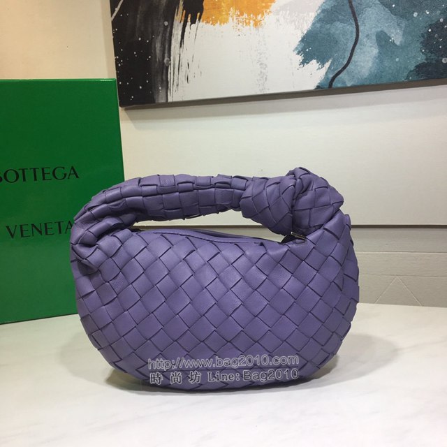 Bottega veneta高端女包 98080 寶緹嘉小號羊皮手工編織女包 BV爆款jodie新版本2代編織打結圓形hobo包  gxz1144